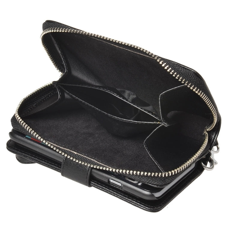 2 in 1 Separable Zipper Wallet Leather Case with Lanyard for iPhone 6 Plus & 6S Plus