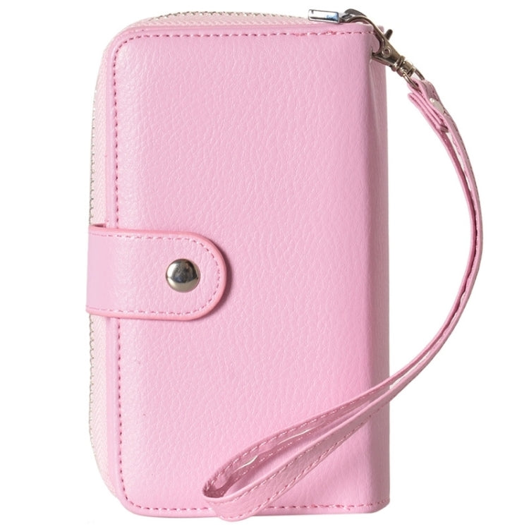 2 in 1 Separable Zipper Wallet Leather Case with Lanyard for iPhone 6 Plus & 6S Plus