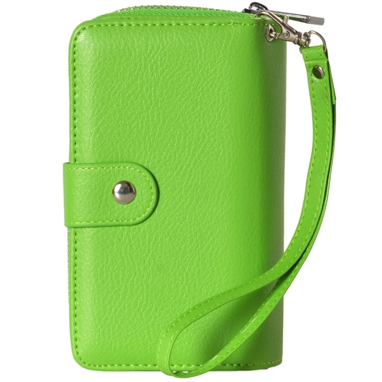 2 in 1 Separable Zipper Wallet Leather Case with Lanyard for iPhone 6 Plus & 6S Plus