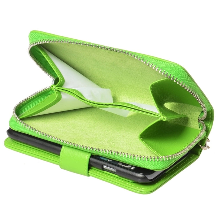 2 in 1 Separable Zipper Wallet Leather Case with Lanyard for iPhone 6 Plus & 6S Plus