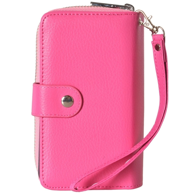 2 in 1 Separable Zipper Wallet Leather Case with Lanyard for iPhone 6 Plus & 6S Plus