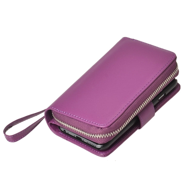 2 in 1 Separable Zipper Wallet Leather Case with Lanyard for iPhone 6 Plus & 6S Plus