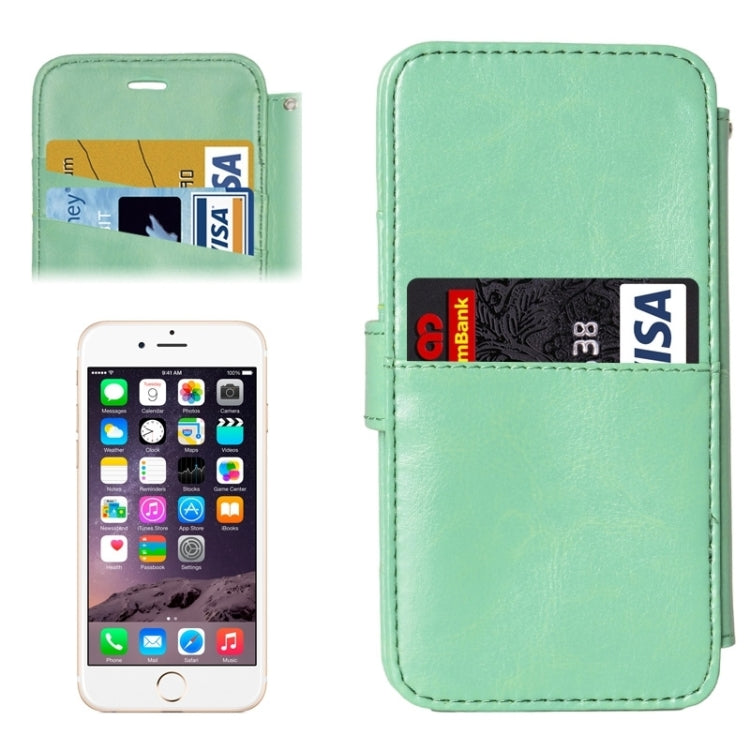 2 in 1 Separable Back Cover Card Slot Style PU Leather Case for iPhone 6 Plus