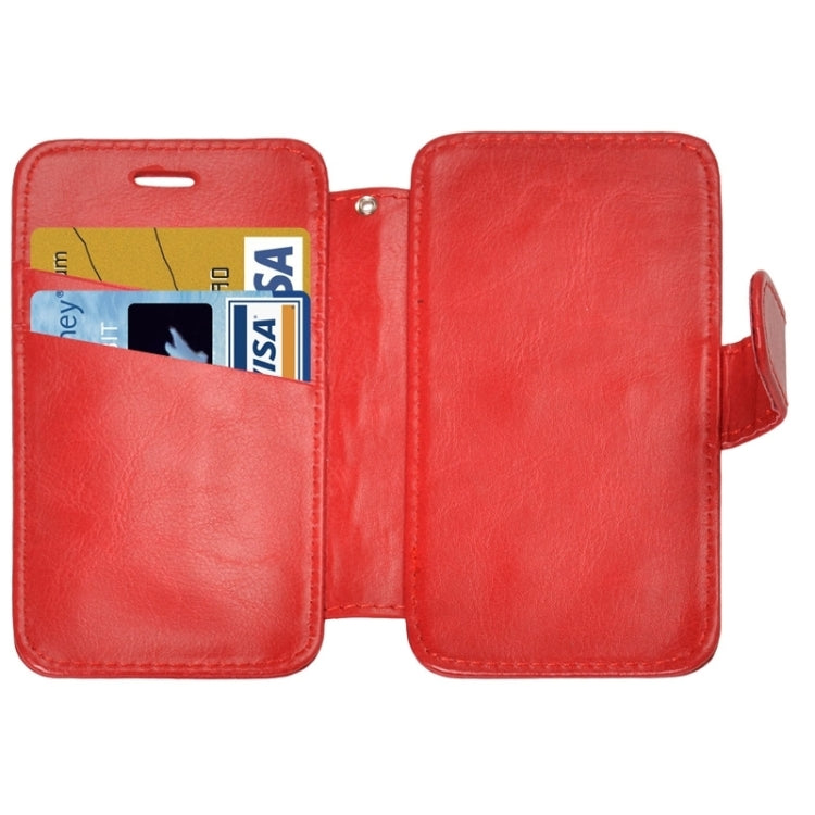 2 in 1 Separable Back Cover Card Slot Style PU Leather Case for iPhone 6 Plus