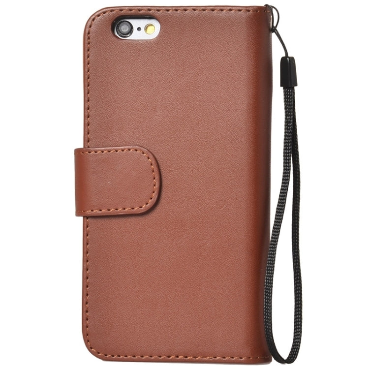 Wallet Style Six Card Slots PU Leather Case with Lanyard for iPhone 6 Plus & 6S Plus