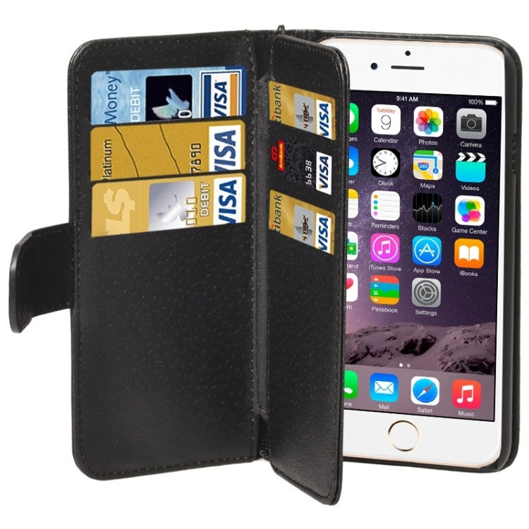 Wallet Style Six Card Slots PU Leather Case with Lanyard for iPhone 6 Plus & 6S Plus