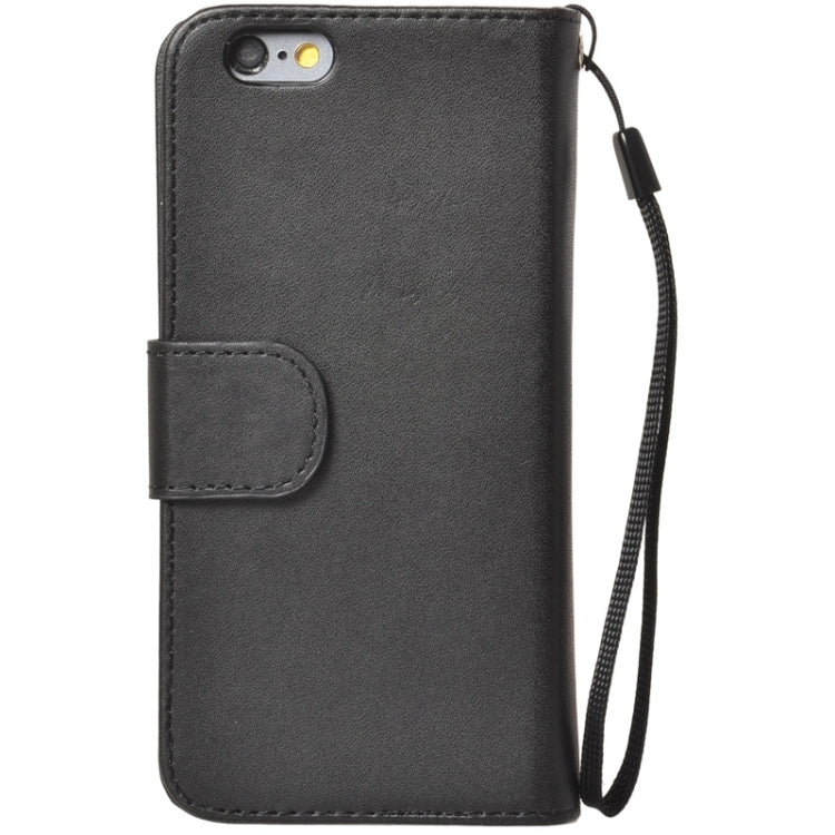 Wallet Style Six Card Slots PU Leather Case with Lanyard for iPhone 6 Plus & 6S Plus