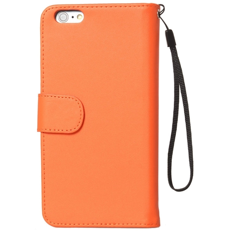 Wallet Style Six Card Slots PU Leather Case with Lanyard for iPhone 6 Plus & 6S Plus