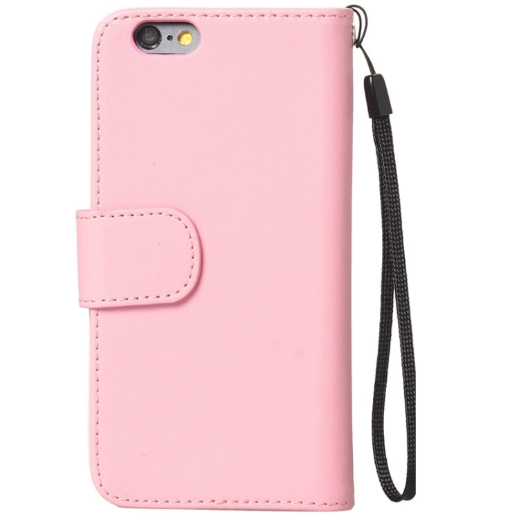 Wallet Style Six Card Slots PU Leather Case with Lanyard for iPhone 6 Plus & 6S Plus