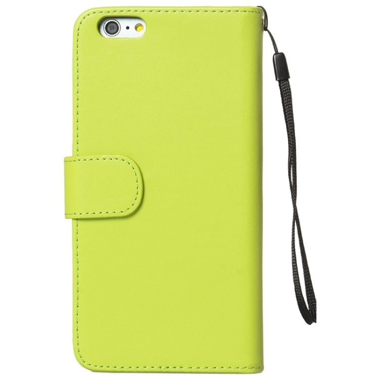 Wallet Style Six Card Slots PU Leather Case with Lanyard for iPhone 6 Plus & 6S Plus