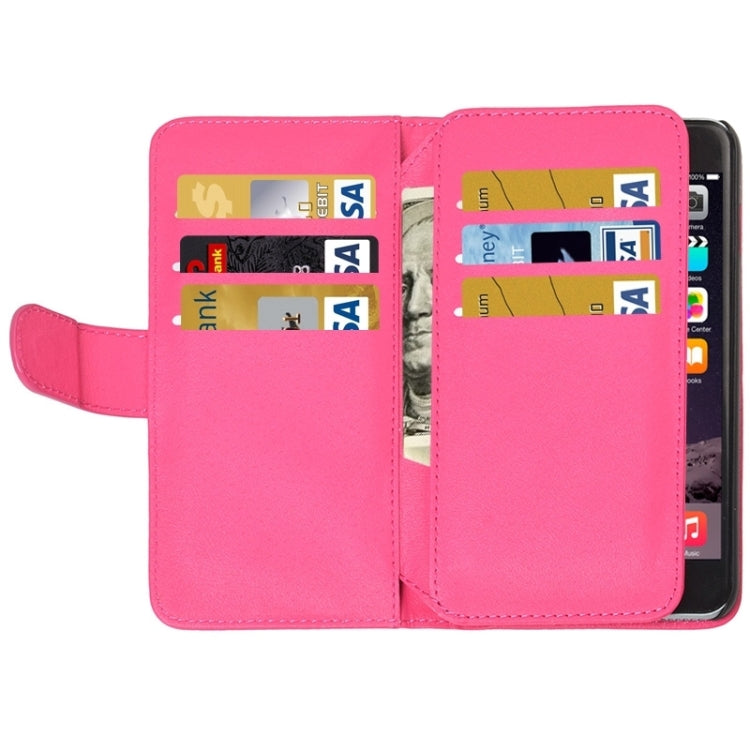 Wallet Style Six Card Slots PU Leather Case with Lanyard for iPhone 6 Plus & 6S Plus