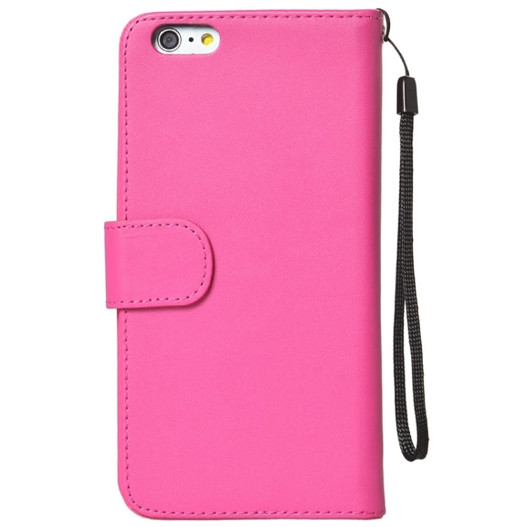 Wallet Style Six Card Slots PU Leather Case with Lanyard for iPhone 6 Plus & 6S Plus
