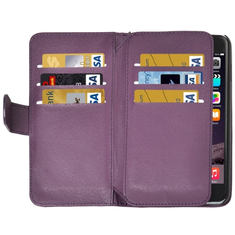 Wallet Style Six Card Slots PU Leather Case with Lanyard for iPhone 6 Plus & 6S Plus