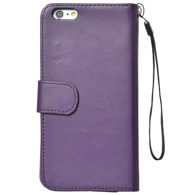 Wallet Style Six Card Slots PU Leather Case with Lanyard for iPhone 6 Plus & 6S Plus