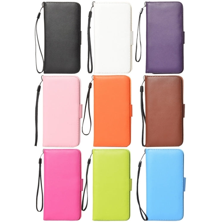 Wallet Style Six Card Slots PU Leather Case with Lanyard for iPhone 6 Plus & 6S Plus