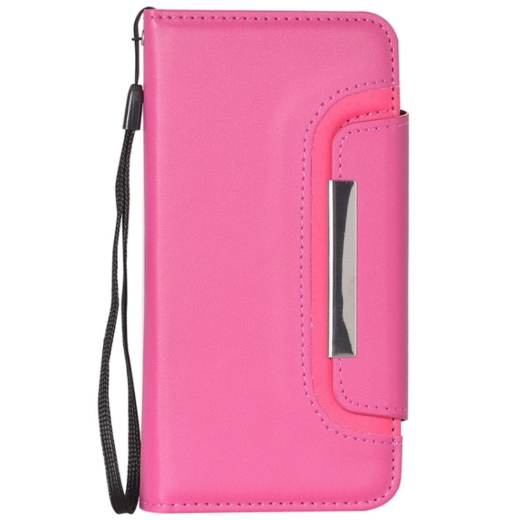 2 in 1 Separable Wallet Style Magnetic Flip PU Leather Case with Lanyard for iPhone 6 Plus & 6S Plus