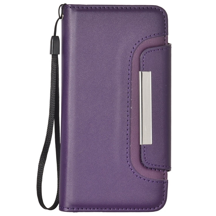 2 in 1 Separable Wallet Style Magnetic Flip PU Leather Case with Lanyard for iPhone 6 Plus & 6S Plus