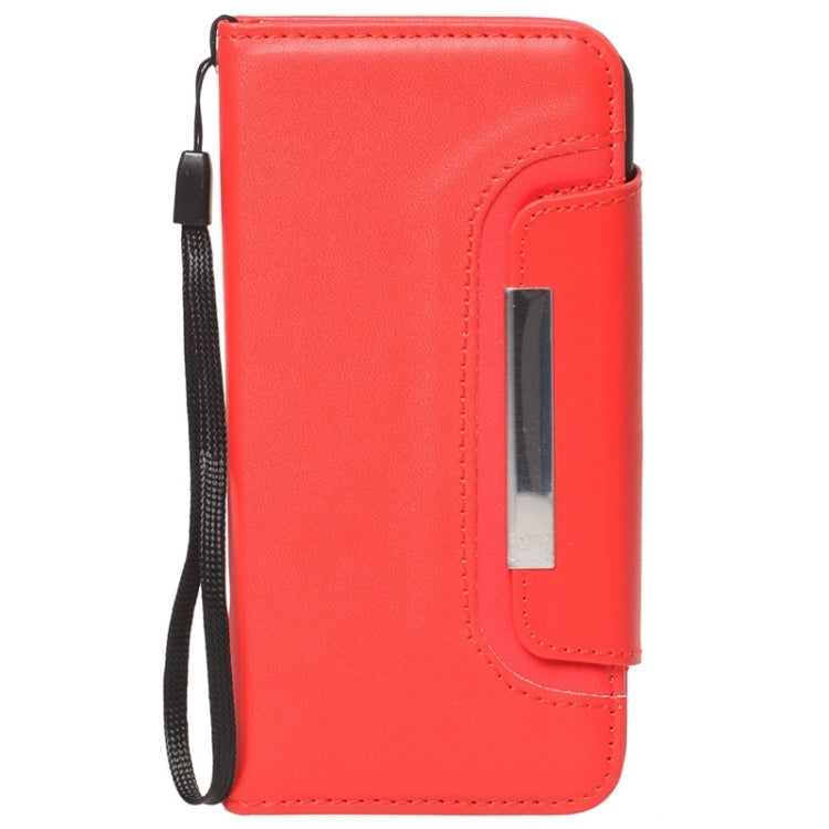 2 in 1 Separable Wallet Style Magnetic Flip PU Leather Case with Lanyard for iPhone 6 Plus & 6S Plus