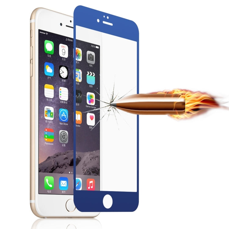 0.3mm Ultra-thin Plating Full Screen Front + Back Color Mirror Tempered Glass Screen Protector for iPhone 6 Plus & 6s Plus