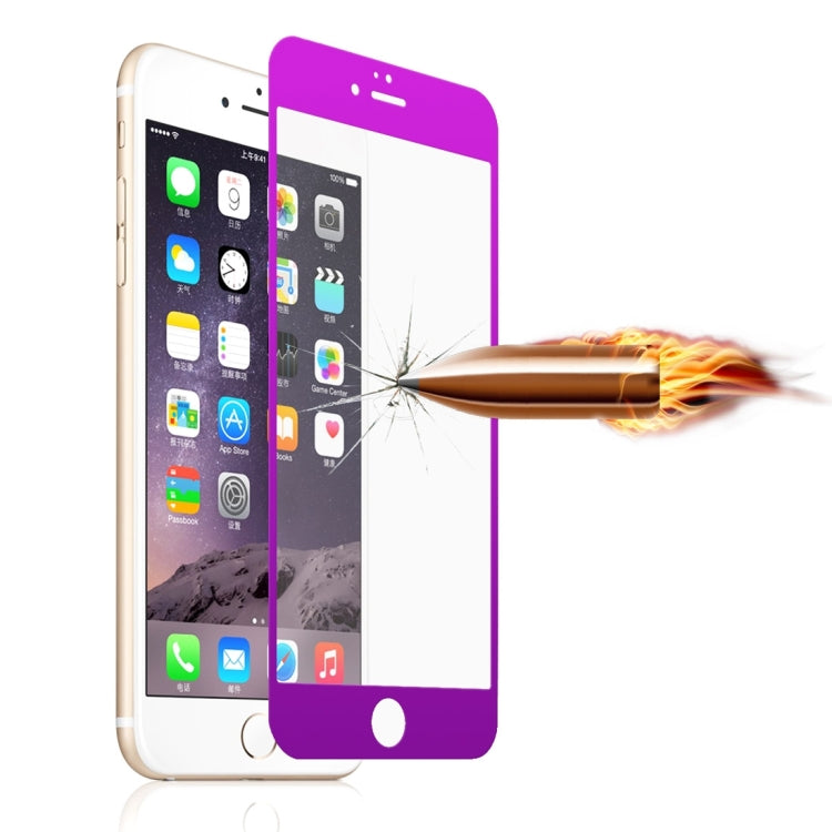 0.3mm Ultra-thin Plating Full Screen Front + Back Color Mirror Tempered Glass Screen Protector for iPhone 6 Plus & 6s Plus
