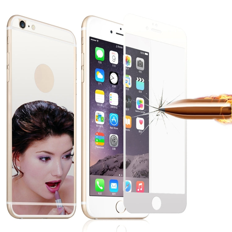 0.3mm Ultra-thin Plating Full Screen Front + Back Color Mirror Tempered Glass Screen Protector for iPhone 6 Plus & 6s Plus