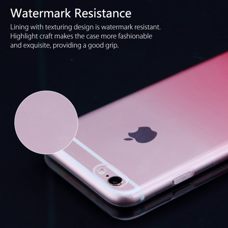 Rock Iris Series For iPhone 6 Plus & 6s Plus Stylish Gradually Changing Color Soft TPU Protective Back Case
