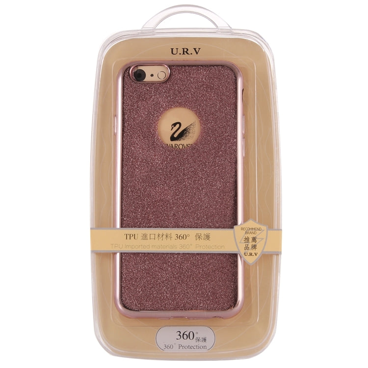 Electroplating Flash Powder TPU Protective Case for iPhone 6 Plus & 6s Plus