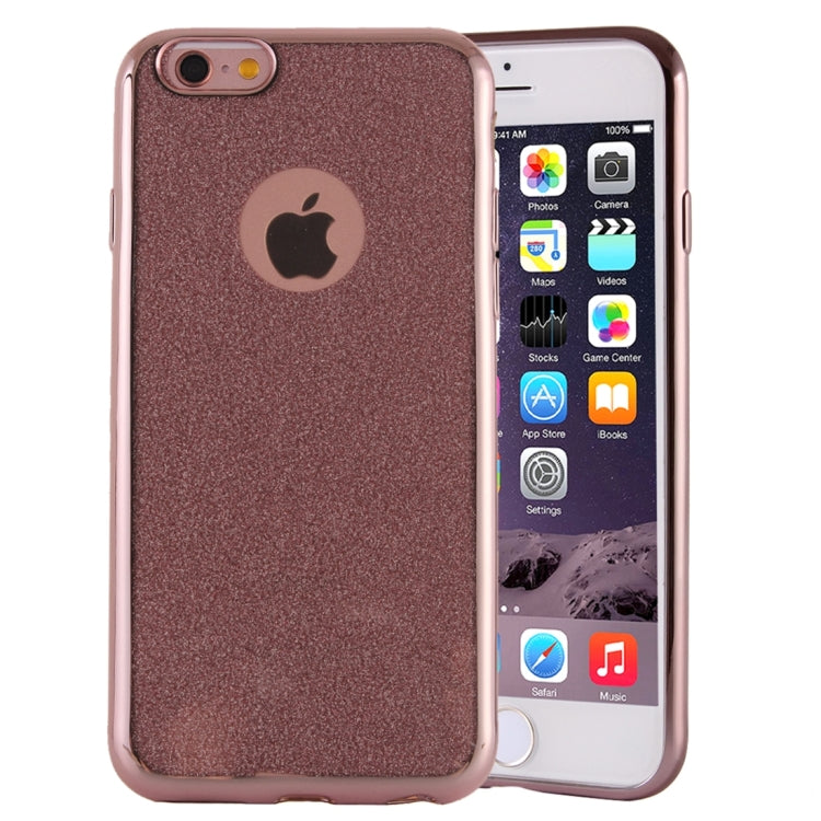 Electroplating Flash Powder TPU Protective Case for iPhone 6 Plus & 6s Plus