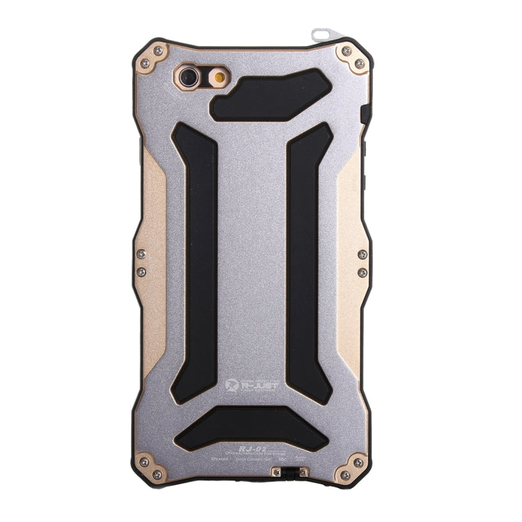 For iPhone 6 Plus & 6s Plus Professional and Powerful Dustproof Shatter-resistant Shockproof IPX7 Waterproof Carbon Fibre Metal Protective Case