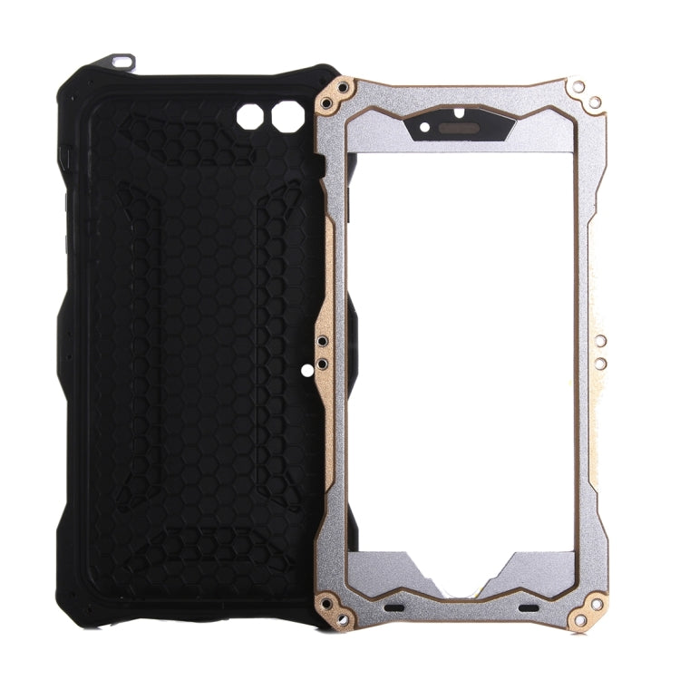 For iPhone 6 Plus & 6s Plus Professional and Powerful Dustproof Shatter-resistant Shockproof IPX7 Waterproof Carbon Fibre Metal Protective Case