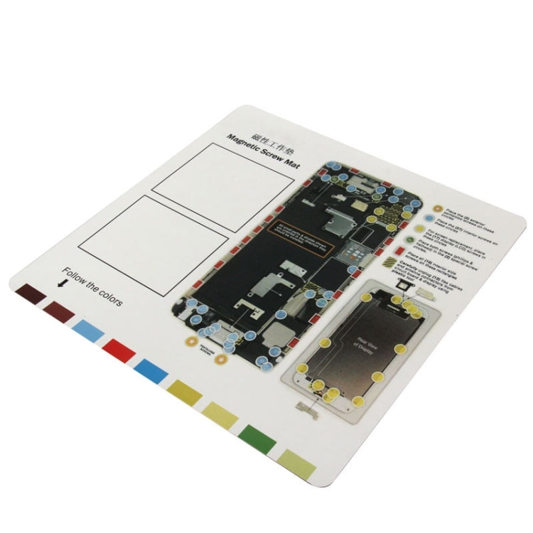Magnetic Screws Mat for iPhone 6 Plus, Size: 26cm x 25cm