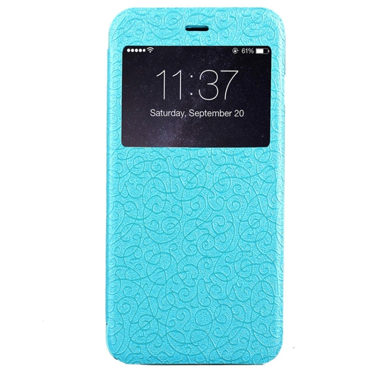 Flower of Palace Pattern Flip Leather Case with Card Slot & Caller ID Display for iPhone 6 Plus & 6S Plus