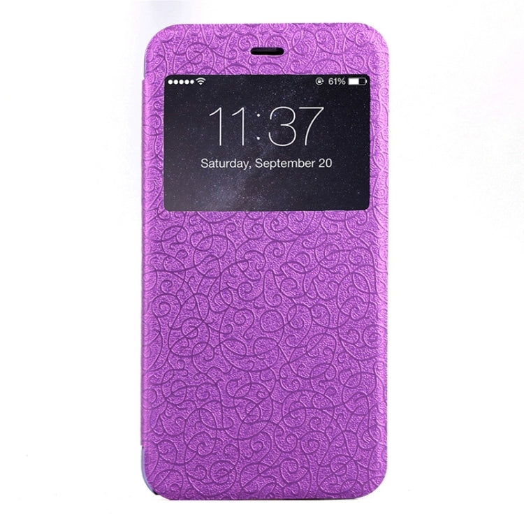 Flower of Palace Pattern Flip Leather Case with Card Slot & Caller ID Display for iPhone 6 Plus & 6S Plus