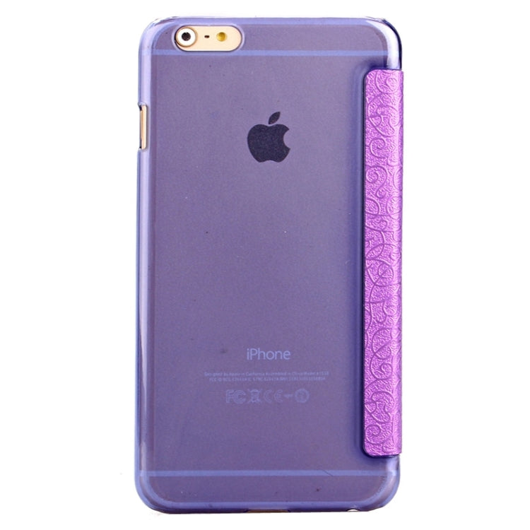 Flower of Palace Pattern Flip Leather Case with Card Slot & Caller ID Display for iPhone 6 Plus & 6S Plus