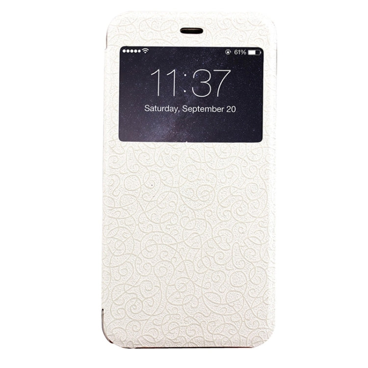 Flower of Palace Pattern Flip Leather Case with Card Slot & Caller ID Display for iPhone 6 Plus & 6S Plus