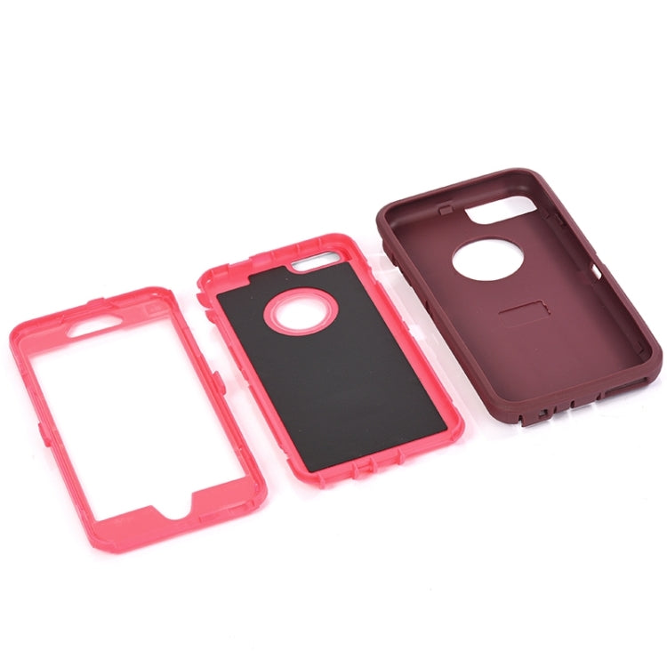 3 in 1 Hybrid Silicon & Plastic Protective Case for iPhone 6 Plus