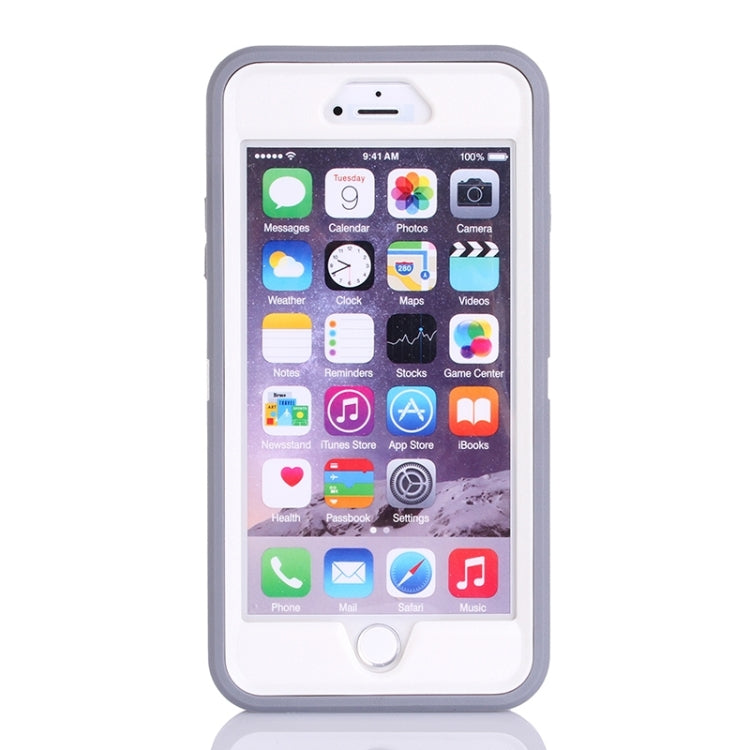 3 in 1 Hybrid Silicon & Plastic Protective Case for iPhone 6 Plus