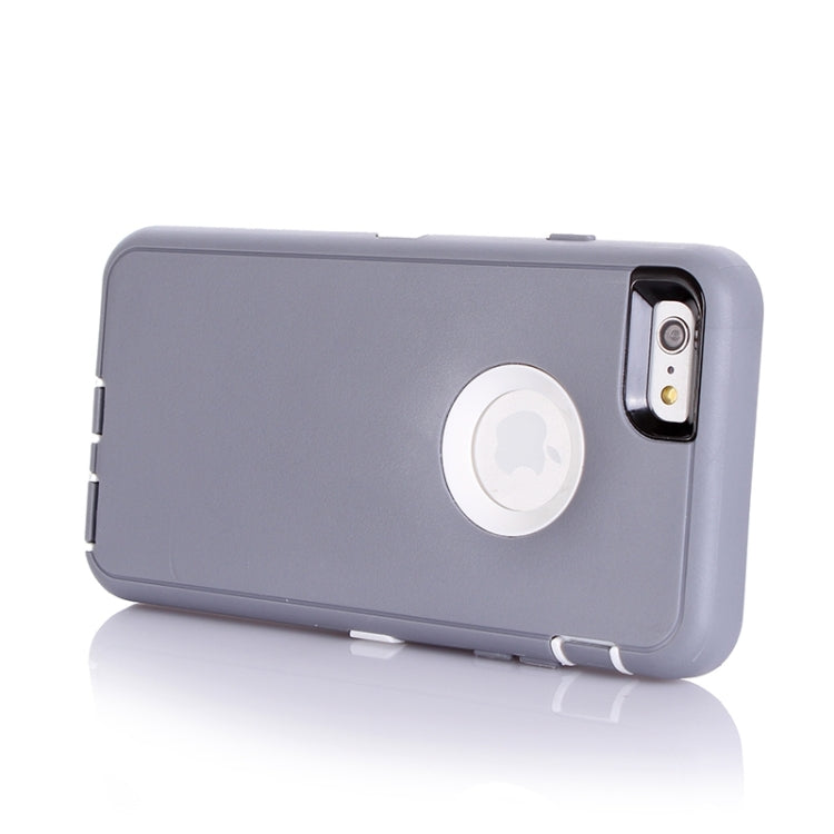 3 in 1 Hybrid Silicon & Plastic Protective Case for iPhone 6 Plus