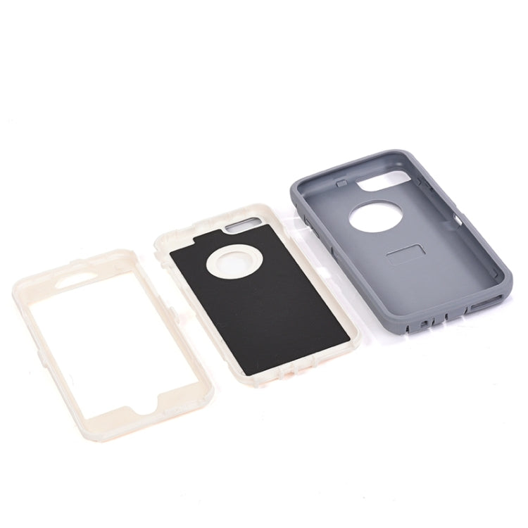 3 in 1 Hybrid Silicon & Plastic Protective Case for iPhone 6 Plus