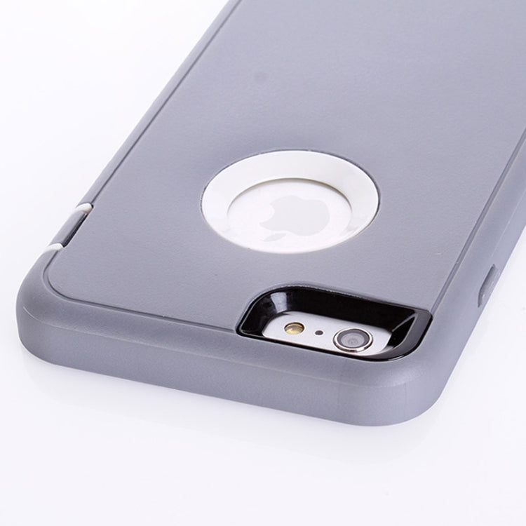 3 in 1 Hybrid Silicon & Plastic Protective Case for iPhone 6 Plus