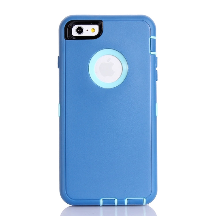 3 in 1 Hybrid Silicon & Plastic Protective Case for iPhone 6 Plus