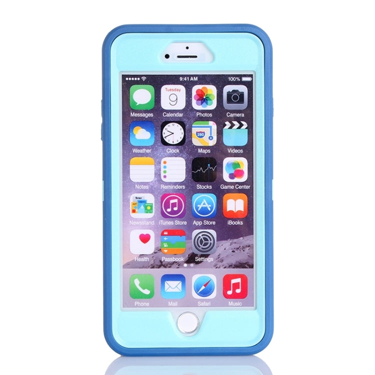 3 in 1 Hybrid Silicon & Plastic Protective Case for iPhone 6 Plus