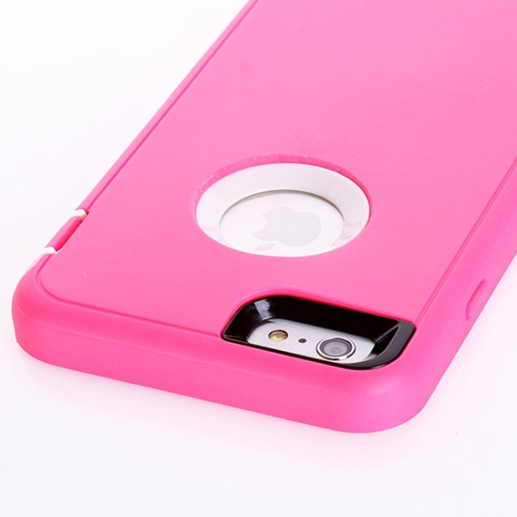 3 in 1 Hybrid Silicon & Plastic Protective Case for iPhone 6 Plus