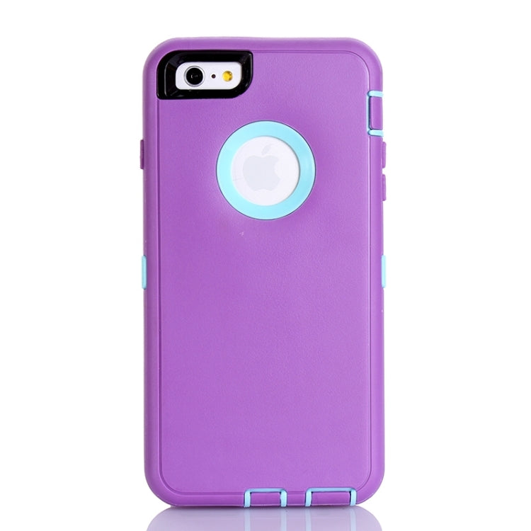 3 in 1 Hybrid Silicon & Plastic Protective Case for iPhone 6 Plus