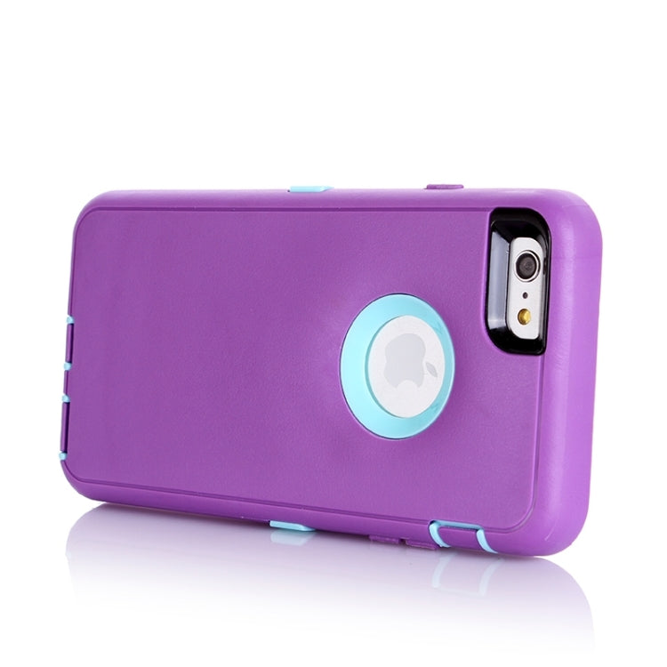 3 in 1 Hybrid Silicon & Plastic Protective Case for iPhone 6 Plus