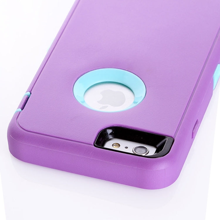 3 in 1 Hybrid Silicon & Plastic Protective Case for iPhone 6 Plus