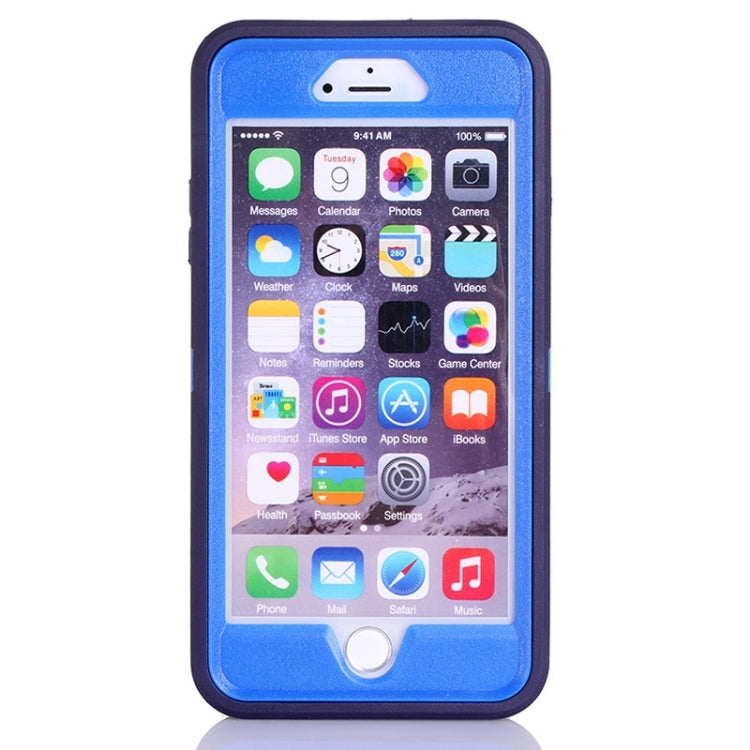 3 in 1 Hybrid Silicon & Plastic Protective Case for iPhone 6 Plus