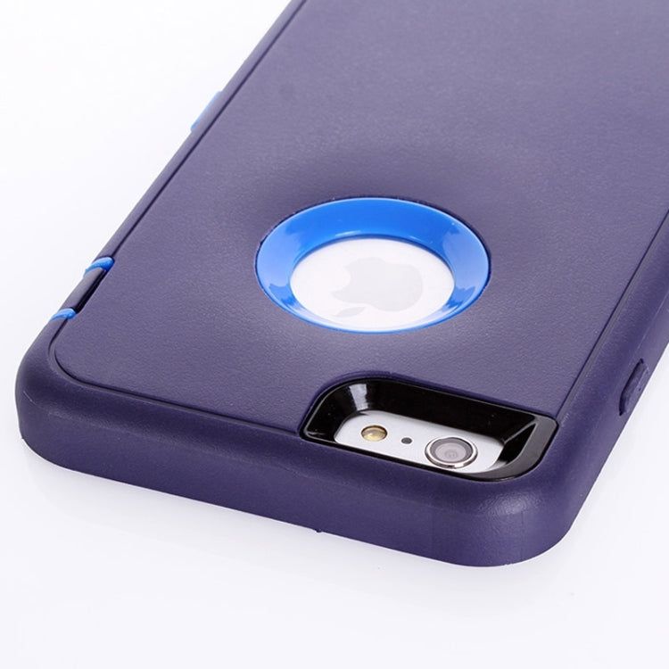 3 in 1 Hybrid Silicon & Plastic Protective Case for iPhone 6 Plus