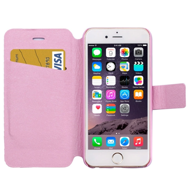 Silk Texture Horizontal Flip Leather Case with Card Slots & Holder for iPhone 6 Plus & 6S Plus
