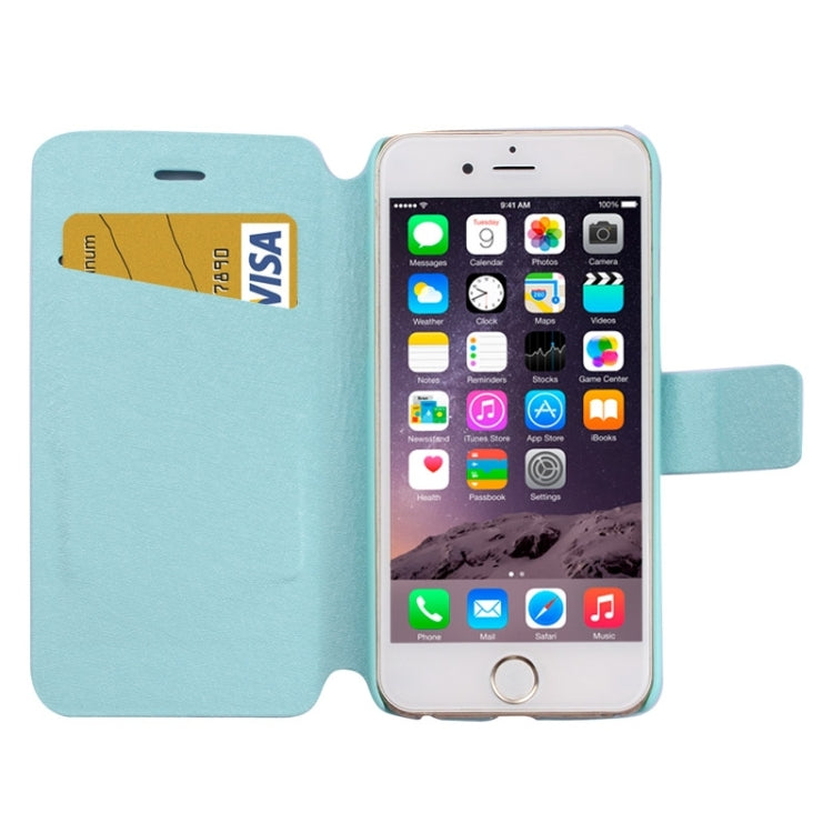 Silk Texture Horizontal Flip Leather Case with Card Slots & Holder for iPhone 6 Plus & 6S Plus
